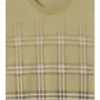 Bawełniany T-shirt w kratę z gradientem