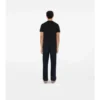 Bawełniany T-shirt z etykietą w kratę Bawełniany T-shirt z etykietą w kratę