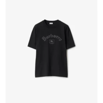 Bawełniany T-shirt z gotyckim logo
