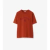 Bawełniany T-shirt z gotyckim logo Bawełniany T-shirt z gotyckim logo