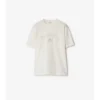 Bawełniany T-shirt z gotyckim logo Bawełniany T-shirt z gotyckim logo