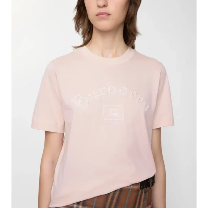 Bawełniany T-shirt z gotyckim logo