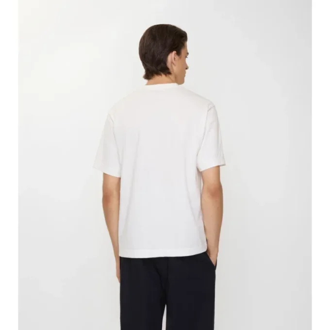 Bawełniany T-shirt z gotyckim logo Bawełniany T-shirt z gotyckim logo