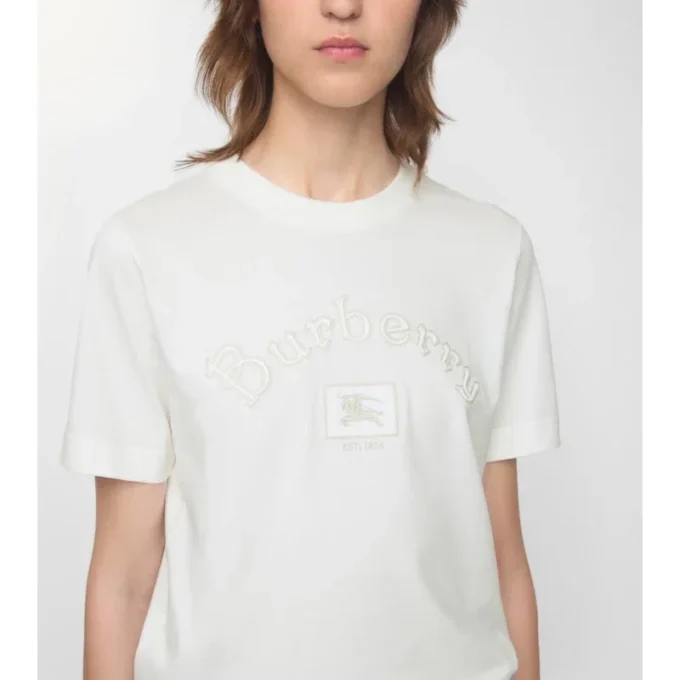 Bawełniany T-shirt z gotyckim logo