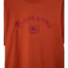 Bawełniany T-shirt z gotyckim logo Bawełniany T-shirt z gotyckim logo