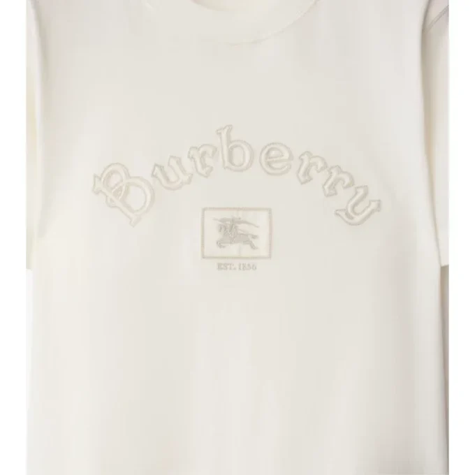 Bawełniany T-shirt z gotyckim logo