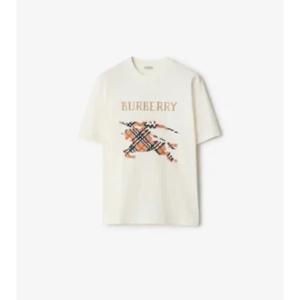 Bawełniany T-shirt z haftem krzyżykowym EKD Bawełniany T-shirt z haftem krzyżykowym EKD