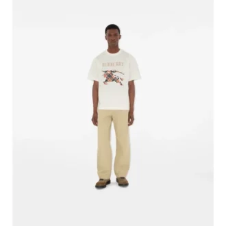 Bawełniany T-shirt z haftem krzyżykowym EKD Bawełniany T-shirt z haftem krzyżykowym EKD