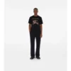 Bawełniany T-shirt z haftem krzyżykowym EKD
