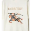 Bawełniany T-shirt z haftem krzyżykowym EKD