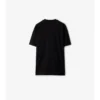Bawełniany T-shirt z kieszenią w kratę