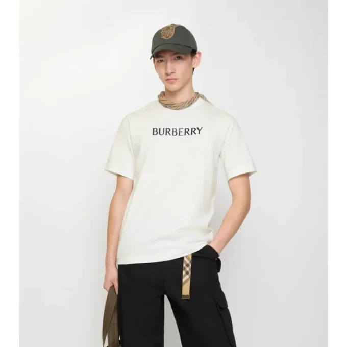 Bawełniany T-shirt z logo