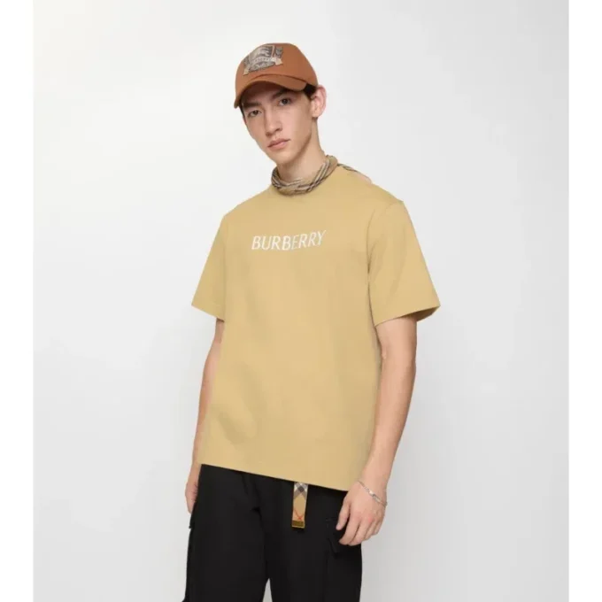 Bawełniany T-shirt z logo Bawełniany T-shirt z logo