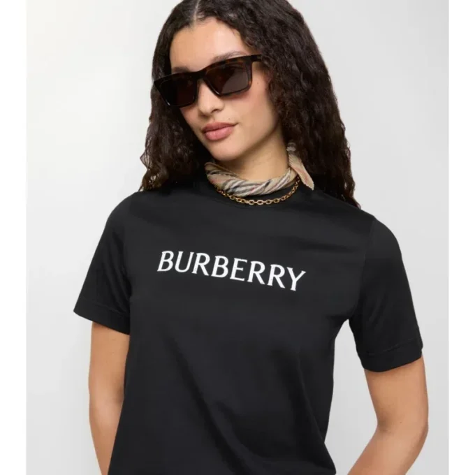 Bawełniany T-shirt z logo