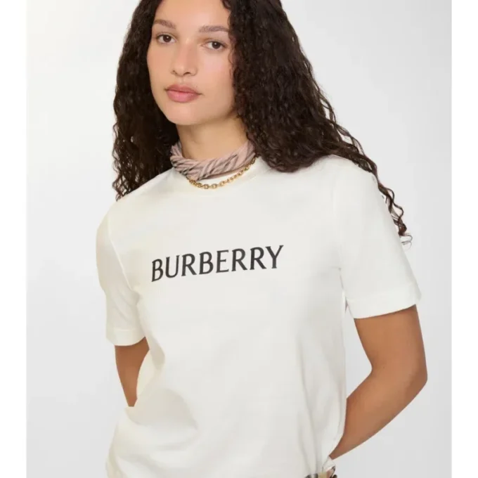 Bawełniany T-shirt z logo