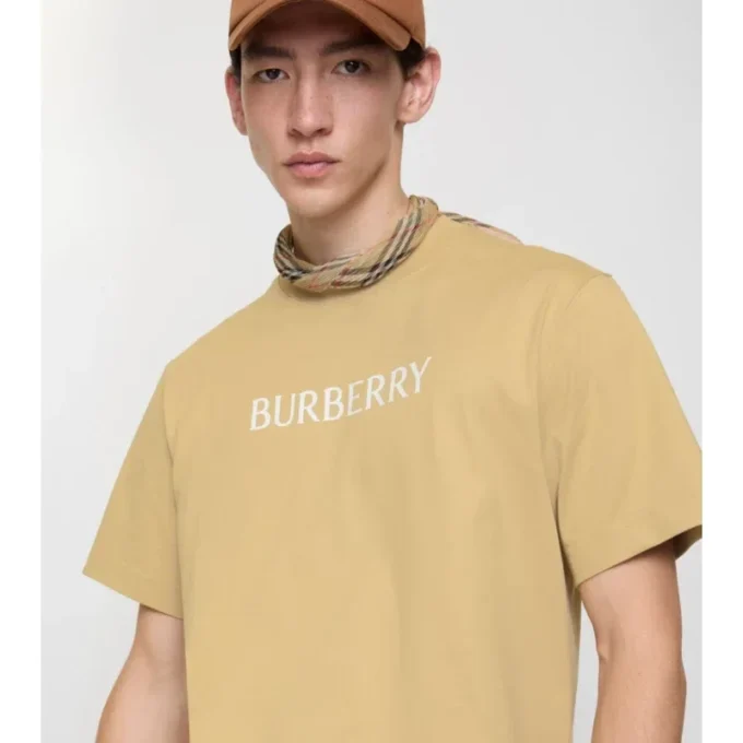 Bawełniany T-shirt z logo Bawełniany T-shirt z logo