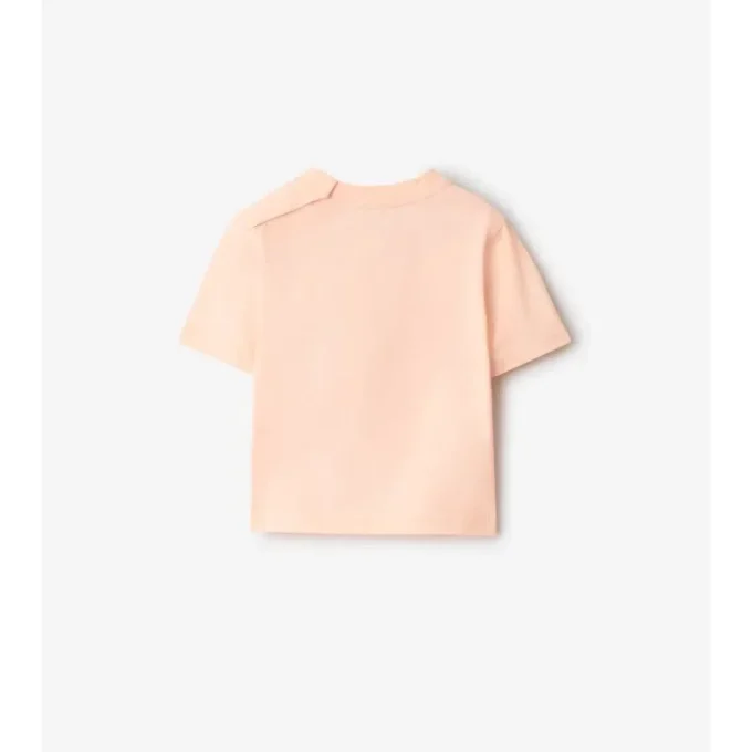 Bawełniany T-shirt z logo parasola