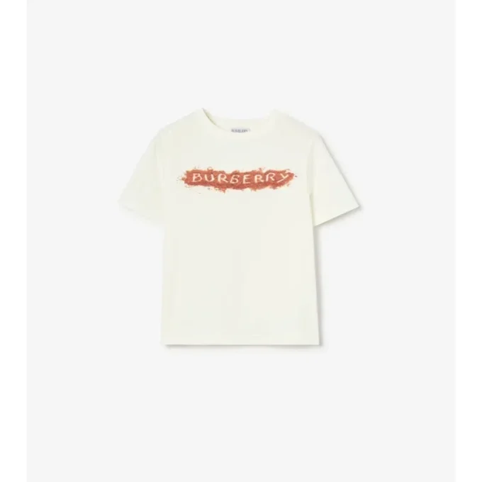 Bawełniany T-shirt z logo Sandy