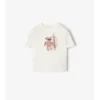 Bawełniany T-shirt z misiem-surferem Bawełniany T-shirt z misiem-surferem