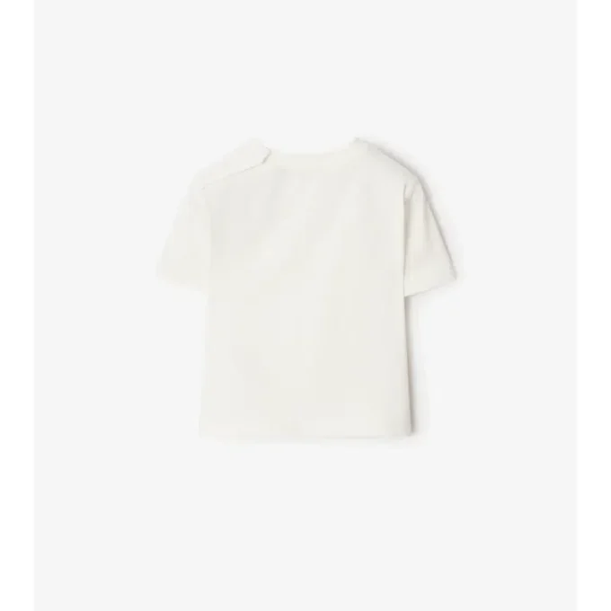 Bawełniany T-shirt z misiem-surferem Bawełniany T-shirt z misiem-surferem