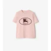 Bawełniany T-shirt z motywem Knight Stamp