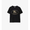 Bawełniany T-shirt z motywem Knight Stamp