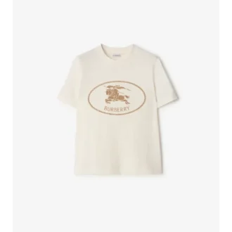 Bawełniany T-shirt z motywem Knight Stamp