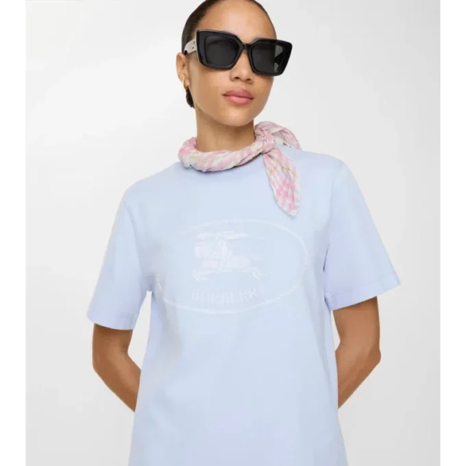 Bawełniany T-shirt z motywem Knight Stamp