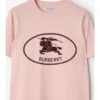 Bawełniany T-shirt z motywem Knight Stamp