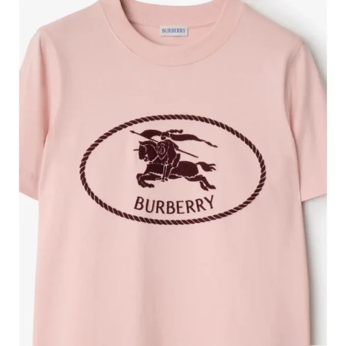 Bawełniany T-shirt z motywem Knight Stamp