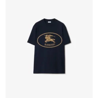 Bawełniany T-shirt z motywem rycerza