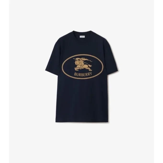 Bawełniany T-shirt z motywem rycerza Bawełniany T-shirt z motywem rycerza