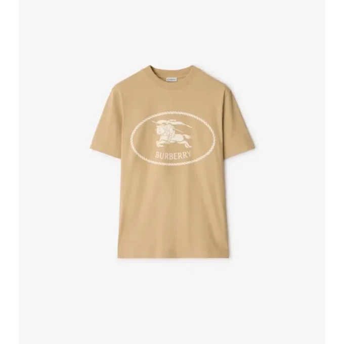 Bawełniany T-shirt z motywem rycerza Bawełniany T-shirt z motywem rycerza