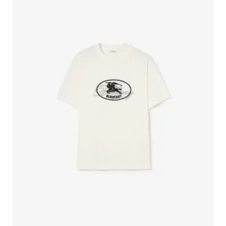 Bawełniany T-shirt z motywem rycerza