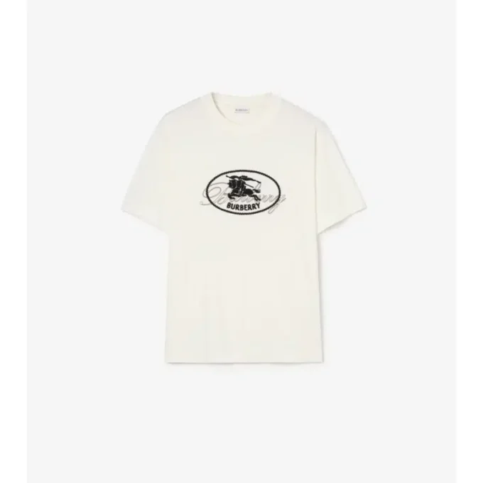 Bawełniany T-shirt z motywem rycerza Bawełniany T-shirt z motywem rycerza