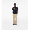 Bawełniany T-shirt z motywem rycerza Bawełniany T-shirt z motywem rycerza