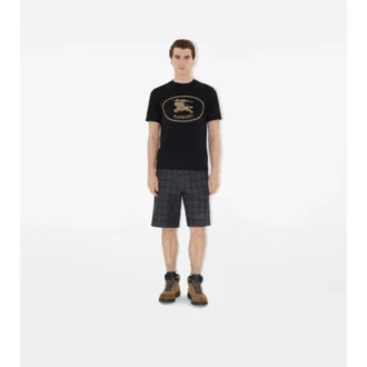 Bawełniany T-shirt z motywem rycerza