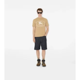 Bawełniany T-shirt z motywem rycerza