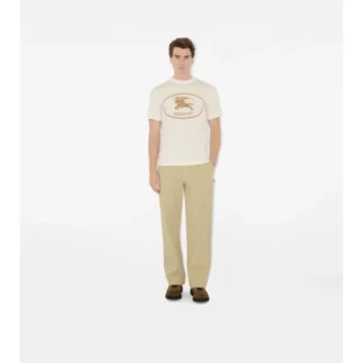 Bawełniany T-shirt z motywem rycerza