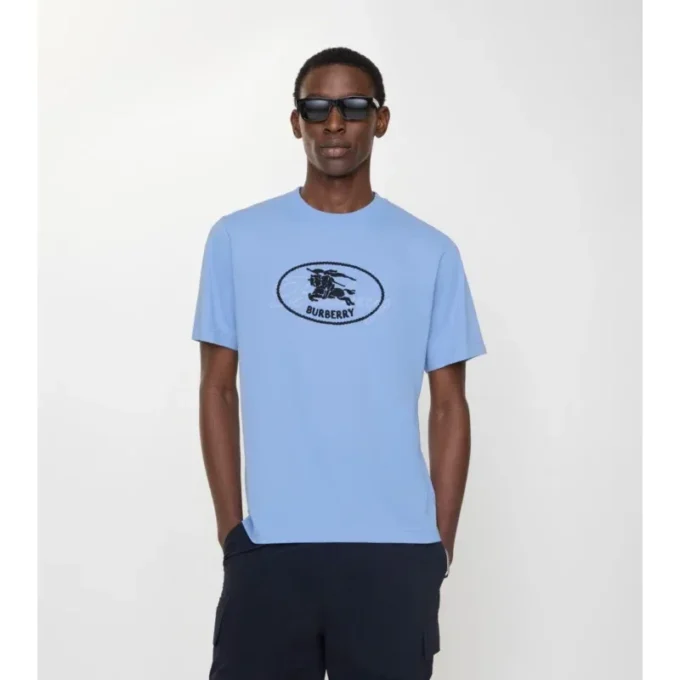 Bawełniany T-shirt z motywem rycerza Bawełniany T-shirt z motywem rycerza