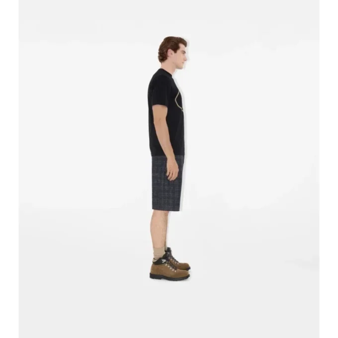 Bawełniany T-shirt z motywem rycerza Bawełniany T-shirt z motywem rycerza