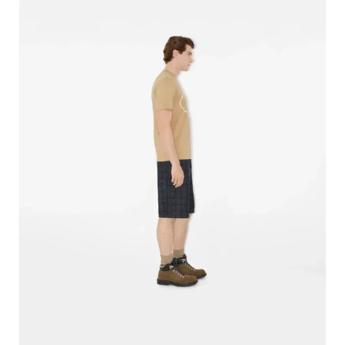Bawełniany T-shirt z motywem rycerza Bawełniany T-shirt z motywem rycerza