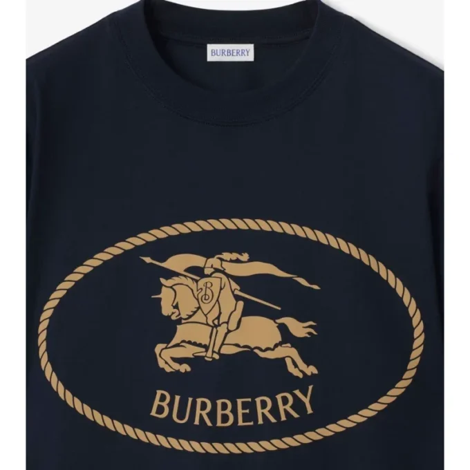 Bawełniany T-shirt z motywem rycerza Bawełniany T-shirt z motywem rycerza