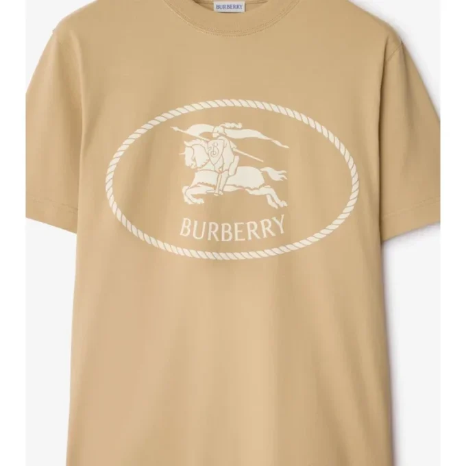 Bawełniany T-shirt z motywem rycerza Bawełniany T-shirt z motywem rycerza