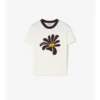 Bawełniany T-shirt z motywem stokrotki