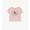 Bawełniany T-shirt z nadrukiem rycerza