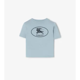 Bawełniany T-shirt z nadrukiem rycerza