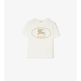 Bawełniany T-shirt z nadrukiem rycerza Bawełniany T-shirt z nadrukiem rycerza