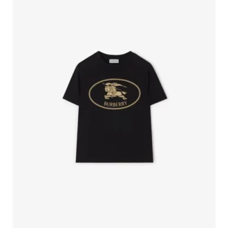 Bawełniany T-shirt z nadrukiem rycerza Bawełniany T-shirt z nadrukiem rycerza