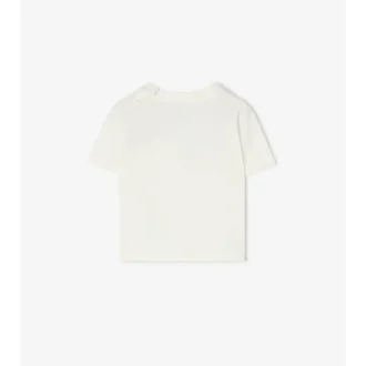 Bawełniany T-shirt z nadrukiem rycerza